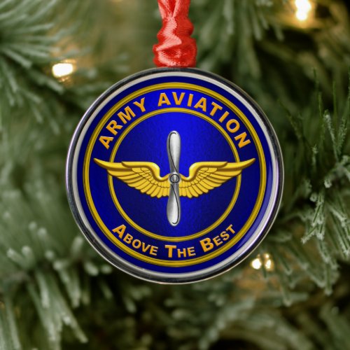 ARMY AVIATION METAL ORNAMENT