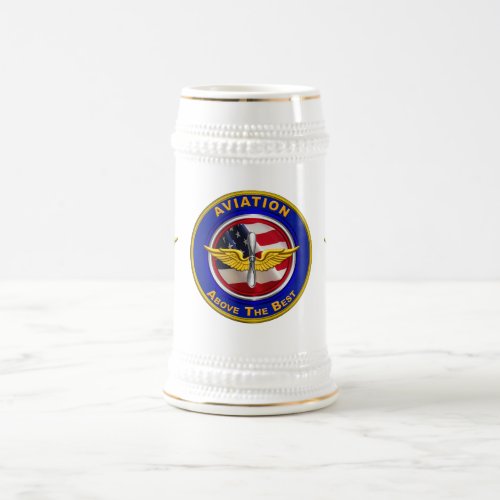 Army Aviation Veteran   Beer Stein
