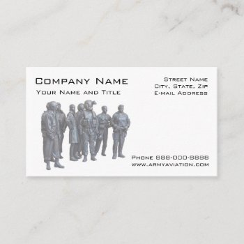 Army Aviators Military Business Card by BusinessCardsCards at Zazzle