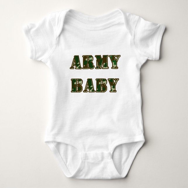 Army Baby Bodysuit (Front)