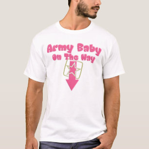 Army Baby On The Way (pink) T-Shirt