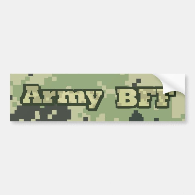Army BFF Bumper Sticker (Front)