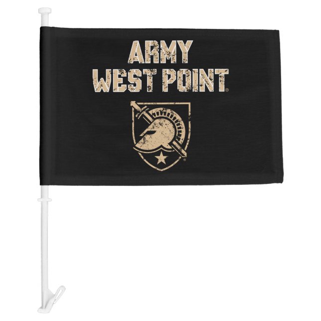 Army Black Knights Car Flag (Front)