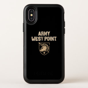 Army Black Knights Distressed OtterBox Symmetry iPhone XS Case
