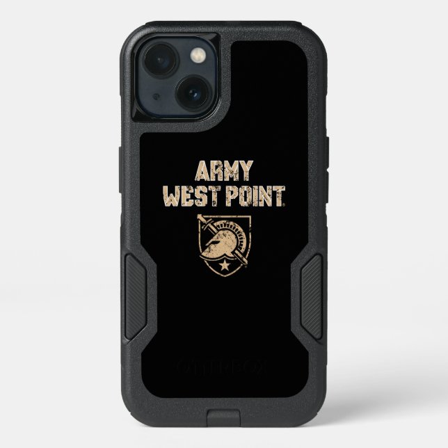 Army Black Knights Distressed Otterbox iPhone Case (Back)