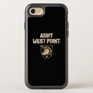 Army Black Knights Distressed OtterBox Symmetry iPhone SE/8/7 Case
