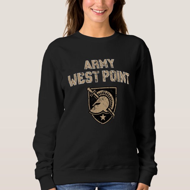 Army Black Knights Distressed Sweatshirt (Front)