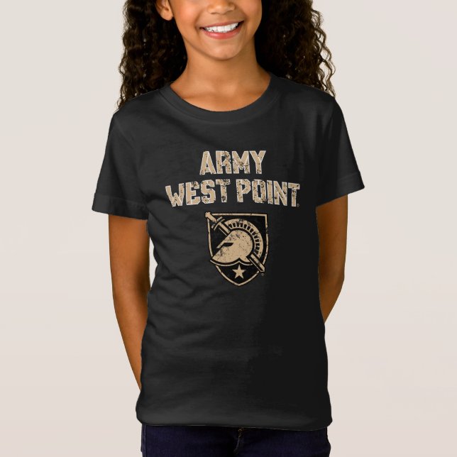 Army Black Knights Distressed T-Shirt (Front)