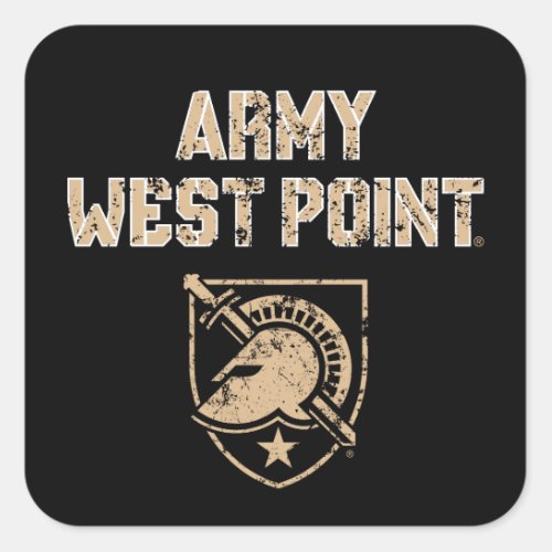 Army Black Knights Square Sticker