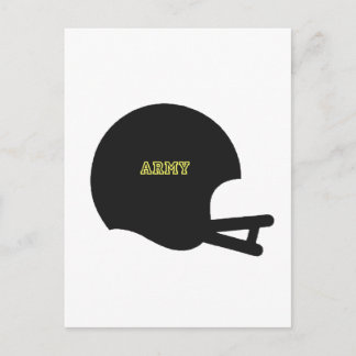 Army Black Knights Vintage Football Helmet Logo Postcard