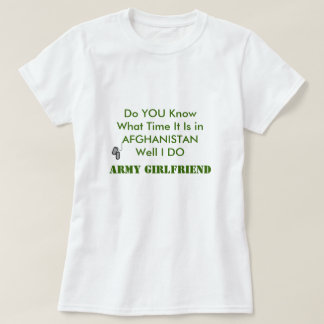 Army Boyfriend in AFGHANISTAN T-Shirt