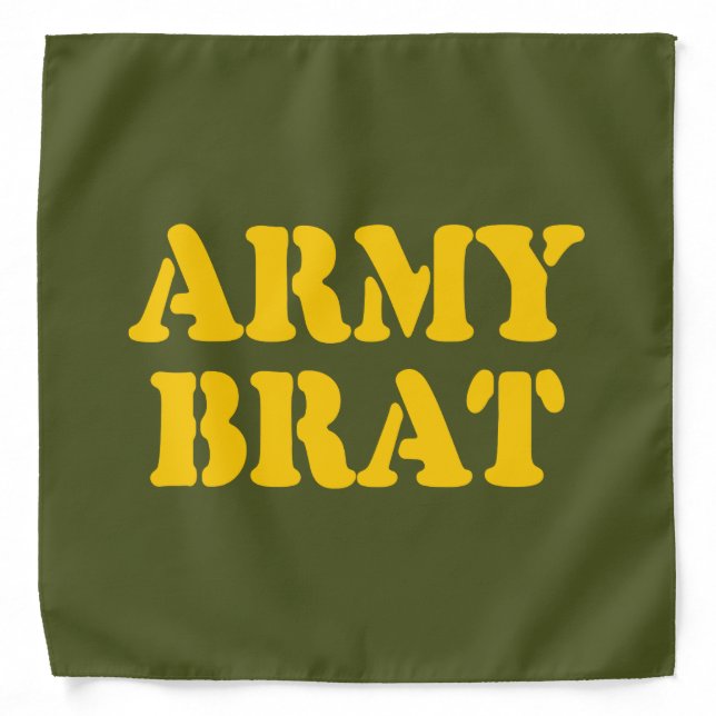 ARMY BRAT BANDANA (Front)