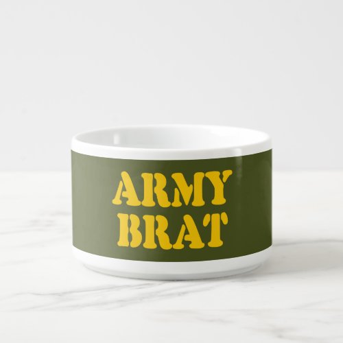 ARMY BRAT BOWL