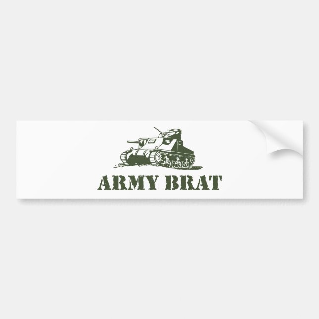 Army Brat Bumper Sticker (Front)