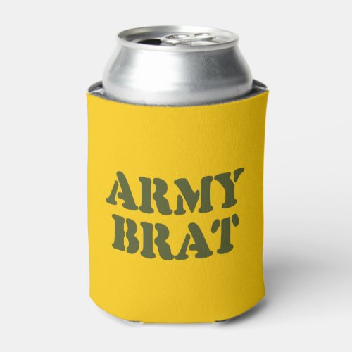 ARMY BRAT CAN COOLER