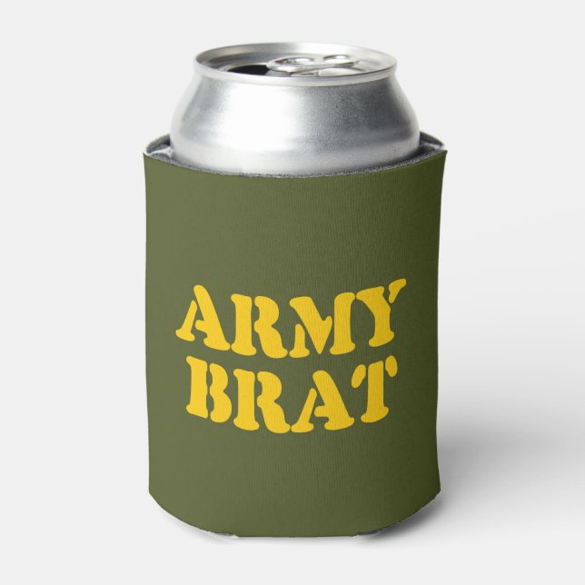 ARMY BRAT CAN COOLER (Can Front)