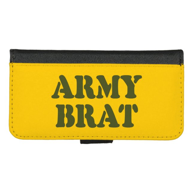 ARMY BRAT iPhone WALLET CASE (Front (Horizontal))