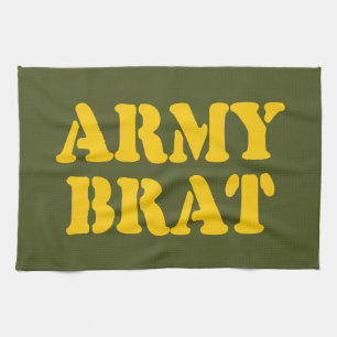 ARMY BRAT KITCHEN TOWEL