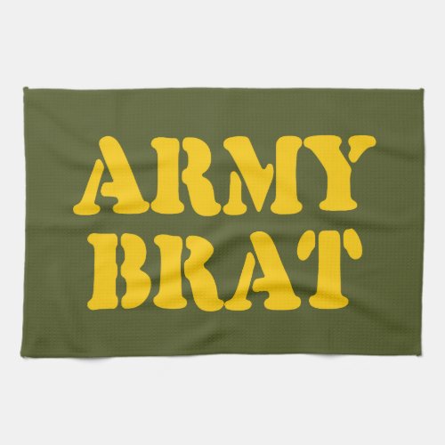 ARMY BRAT KITCHEN TOWEL