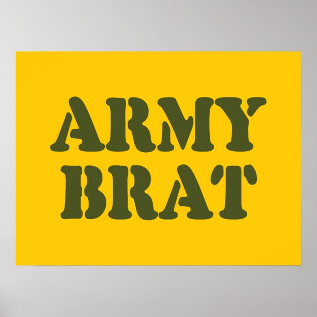 ARMY BRAT POSTER (Front)