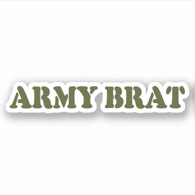 ARMY BRAT STICKER (Front)
