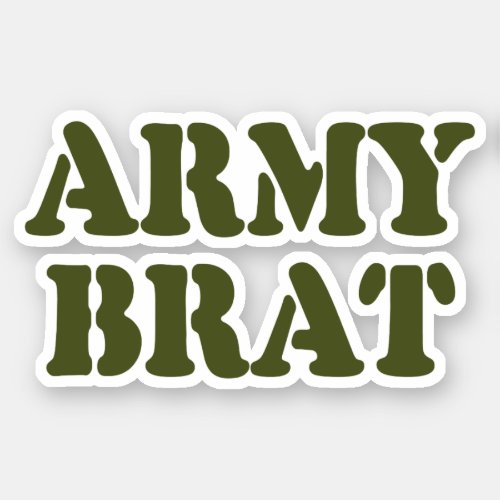 ARMY BRAT STICKER
