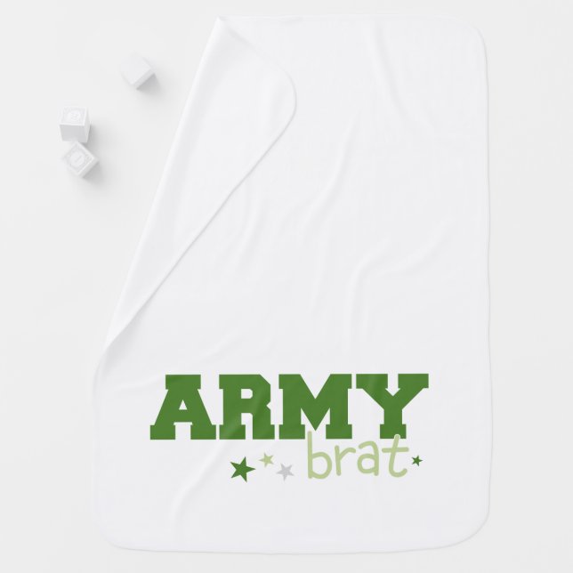 Army Brat Stroller Blanket (In Situ)