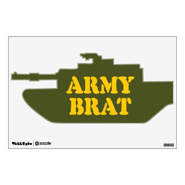 ARMY BRAT WALL DECAL (Front)