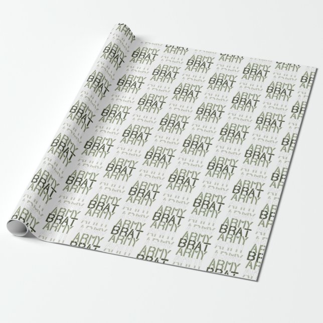 Army Brat Wrapping Paper (Unrolled)
