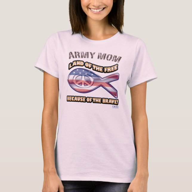 ARMY_BRAVE_MOM T-Shirt (Front)