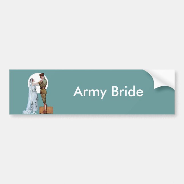 Army Bride Bumper Sticker (Front)
