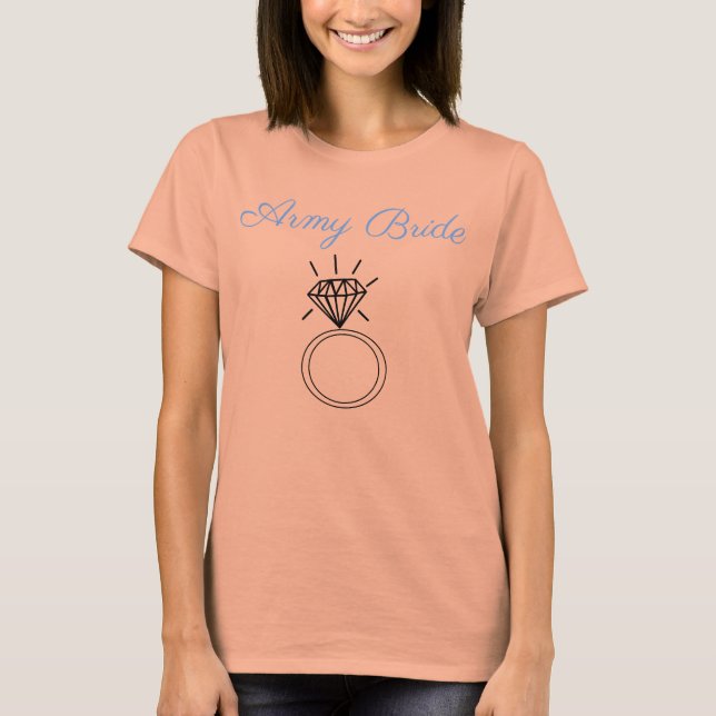 Army Bride soft long sleeve T-Shirt (Front)