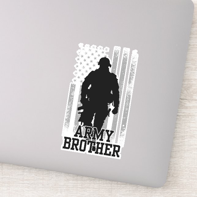 Army Brother Sticker (Detail)