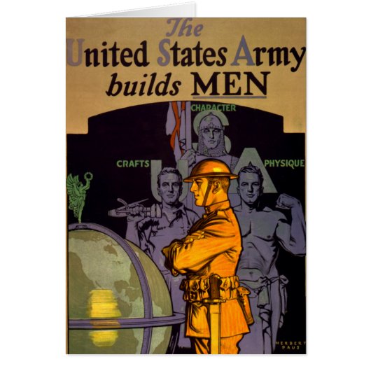 Army Builds MEN Cards (Front)