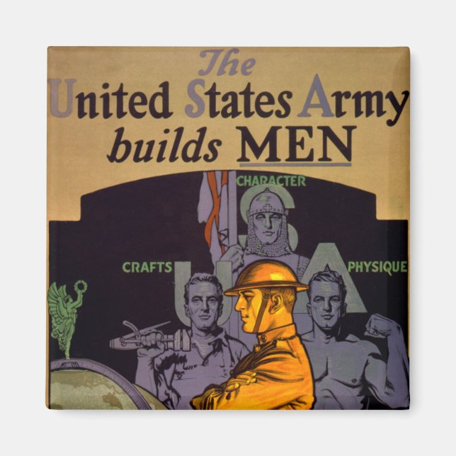 Army Builds MEN Magnet (Front)