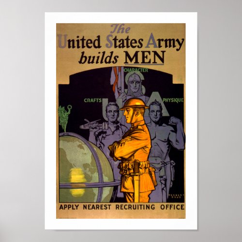 Army Builds MEN Poster