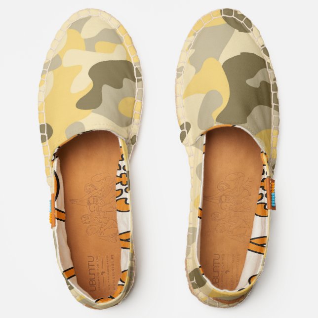 Army Camo Pattern Espadrilles (Front)