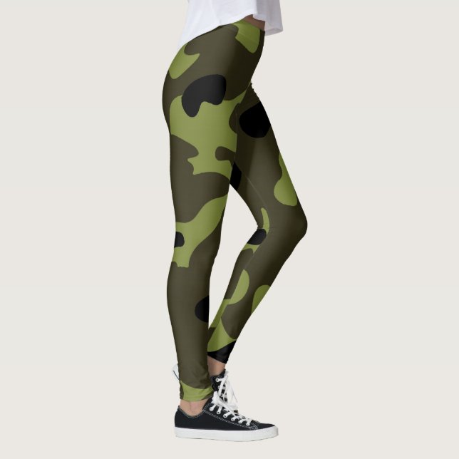 Army Camo Pattern Leggings (Right)