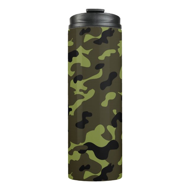 Army Camo Pattern Thermal Tumbler (Front)