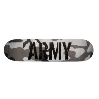 Army camo skateboard