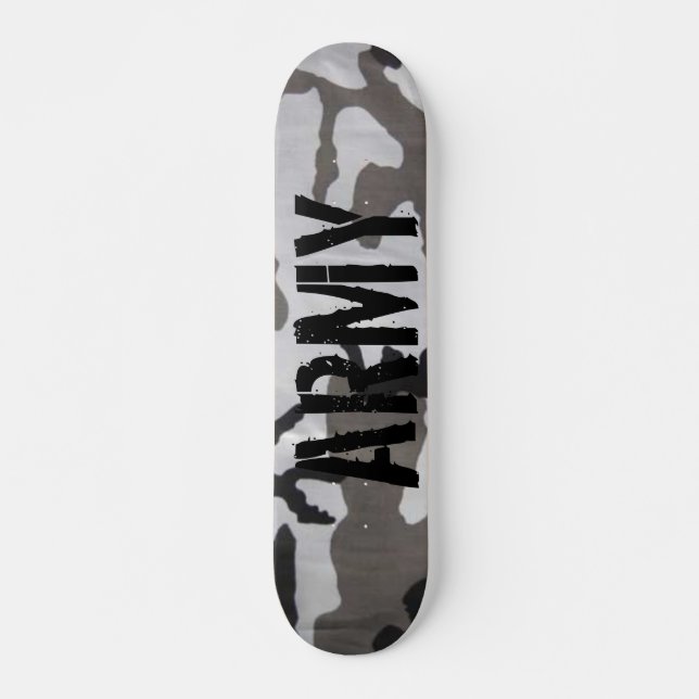 Army camo skateboard deck (Front)