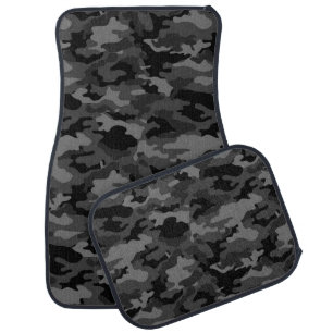 Army Camouflage (Black Color) Car Mats