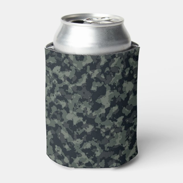 Army Camouflage Camo Design Can Cooler (Can Front)
