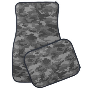 Army Camouflage (Dark Gray Color) Car Mats