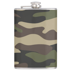Army Camouflage Flask