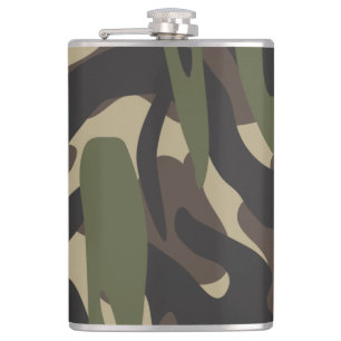 Army Camouflage Flask