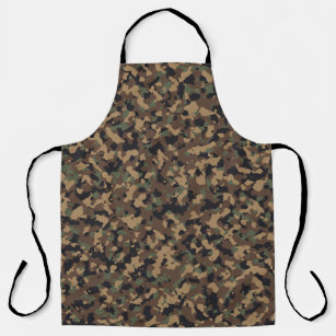 Army Camouflage Kitchen Cooking Apron