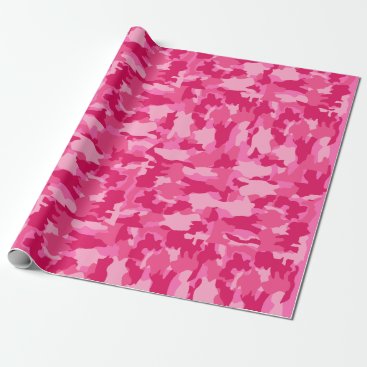 Army Camouflage Pink Pattern Background Wrapping Paper Army Camouflage Pink Pattern Background Wrapping Paper