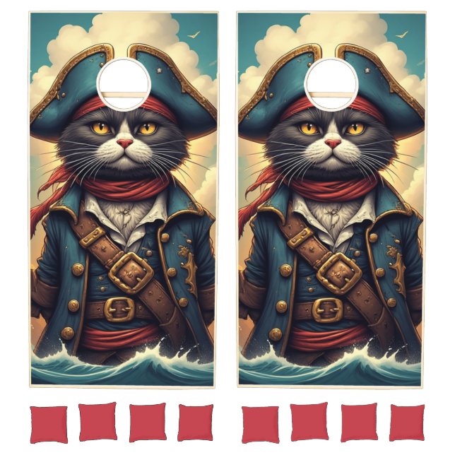 Army Cat Cornhole Set (Set)