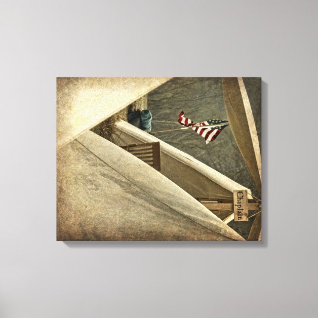 Army Chaplain Canvas Print (Front)